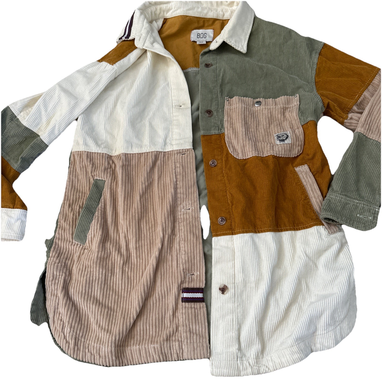 BDG  Urban Outfitters Fall Patchwork Corderoy Sha… - image 1