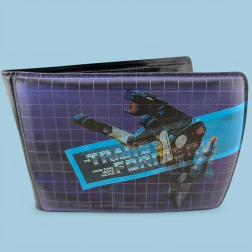 Vintage 1984 Hasbro G1 Transformers Magic Action Lenticular Vinyl Wallet 1C