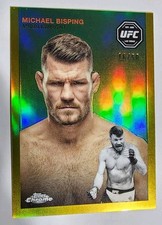 2024 Chrome UFC 1954 Topps Gold Refractor 16/50 Michael Bisping #FFT-13 