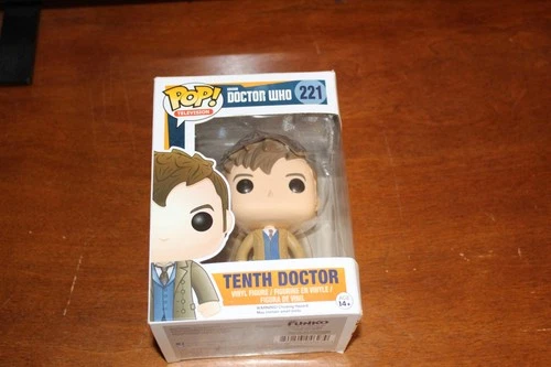 New Funko Pop! Television Doctor Who 10th Doctor #221 Vaulted Vinyl Figure NIB