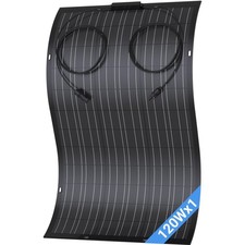 120W Solarpanel flexibel Monokristall  Off Grid Wohnmobil Boot Dach