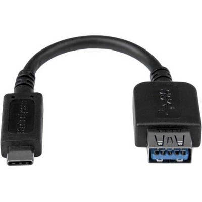Startech USB31CAADP 6in USB 3.1 USB-C to USB-A Adapter Black