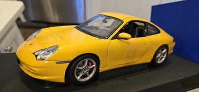 RARE 1/18 AUTOart Porsche 911 Carrera Coupe Yellow Diecast | eBay