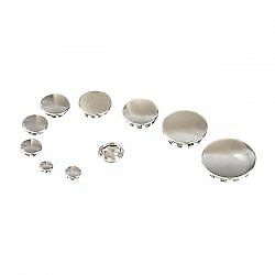 1 MCS Single Push-In Allen Hole Plug 1/4" Chrome Cover Fits 5/16" BC20922 - Picture 1 of 3