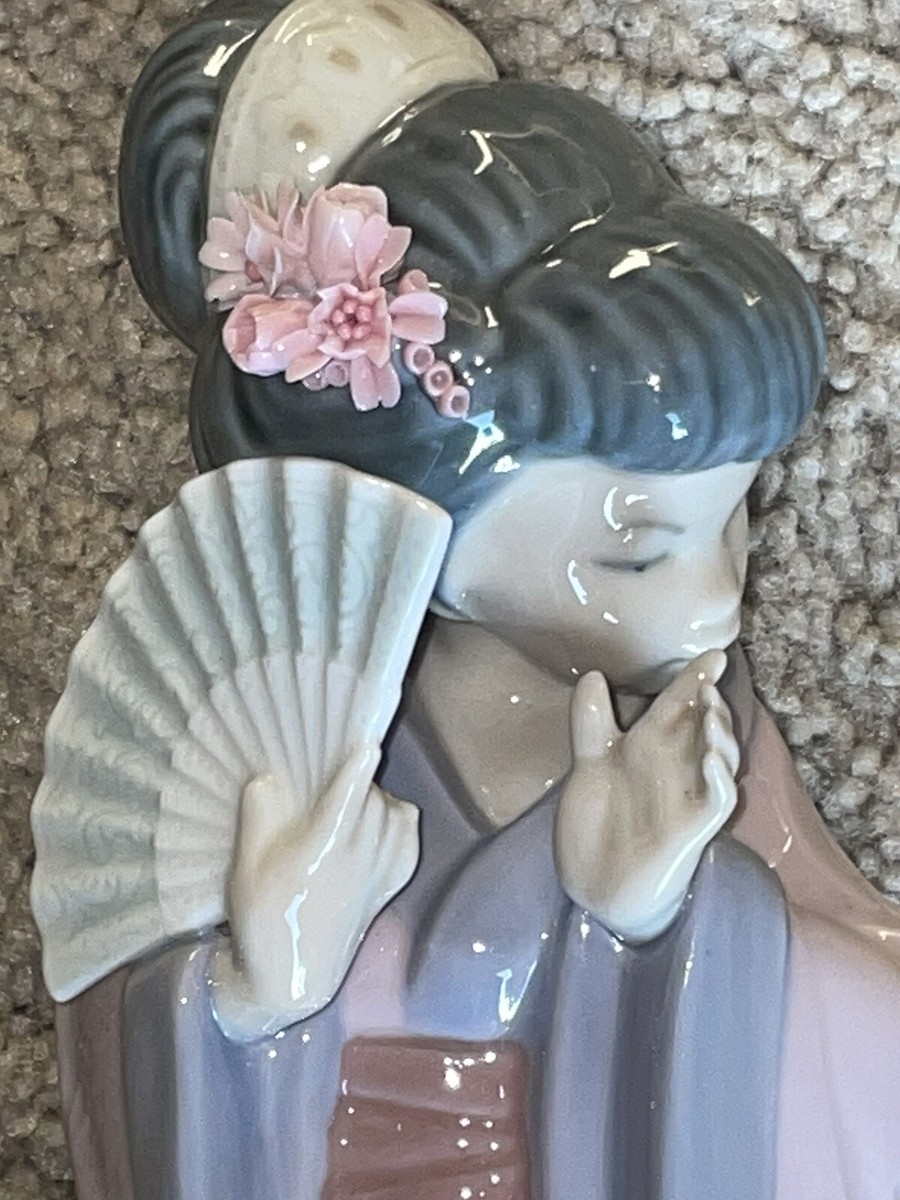 12” Lladro Porcelain Japanese Figurine NWOT | eBay