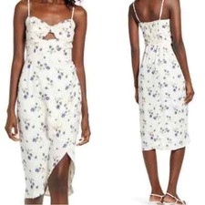 Reformation Aero Nightingale Floral Midi Wrap Dress Size 4