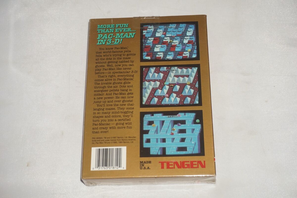 Pac-Mania (Nintendo Entertainment System, 1991) for sale Pac-Mania (Nintendo Entertainment System, 1991) for sale