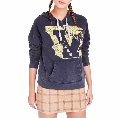 BDG Damen Hoodie Größe Large Urban Outfitters Vipers Distressed Sweatshirt Neu 