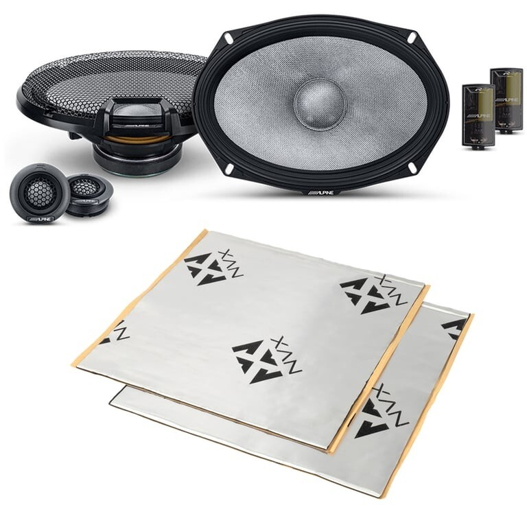 Автомобильные колонки Alpine R2-S69C мощностью 200 Вт RMS 6x9 с функцией демпфирования звука 6189000₽