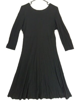 Arianne Women's Black Party Cocktail Dress Stretch Mid-Length Flowy Size M  | eBay