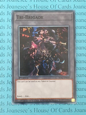 Tri-Brigade SDAZ-DE049 Zähler/Token Yu-Gi-Oh Karte 1. Auflage Neu