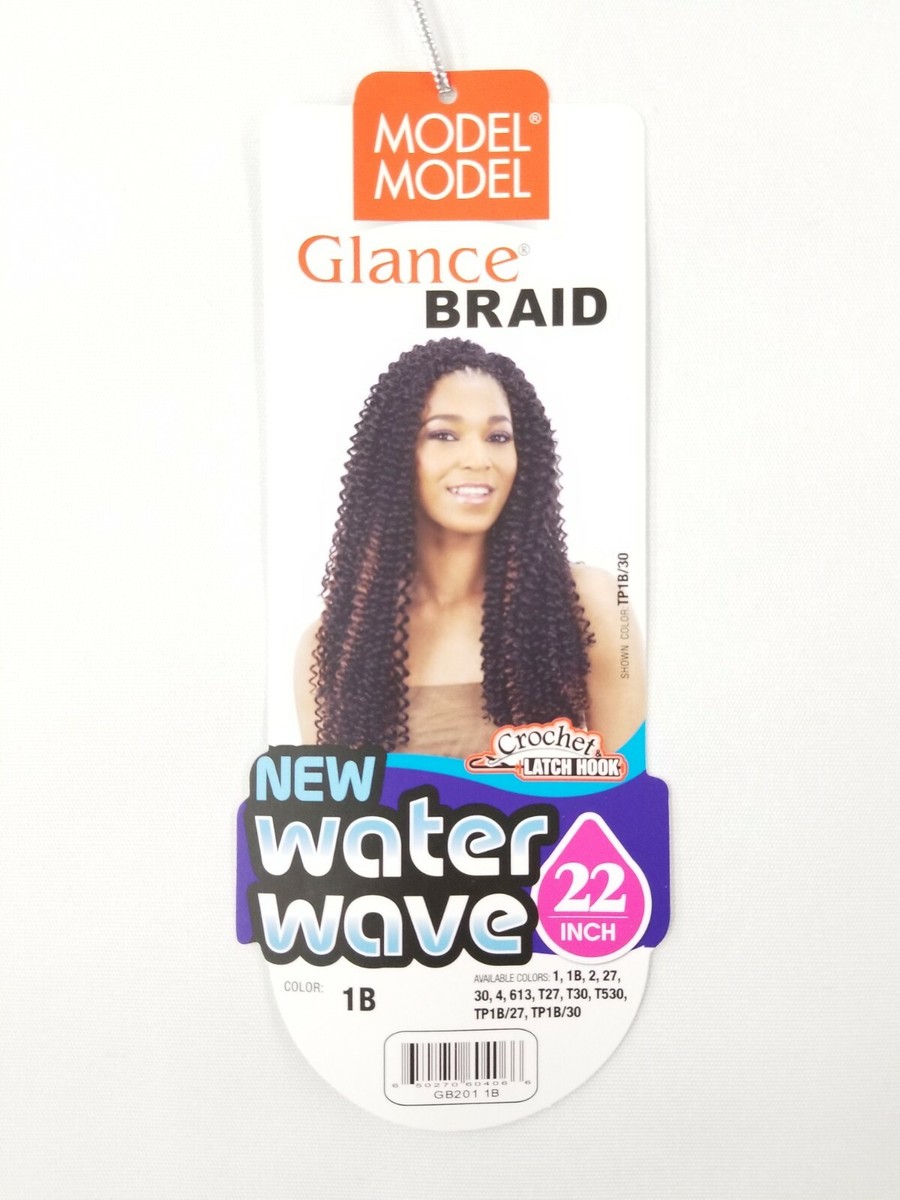 Model Model Glance Water Wave Crochet Braiding Hair | eBay
