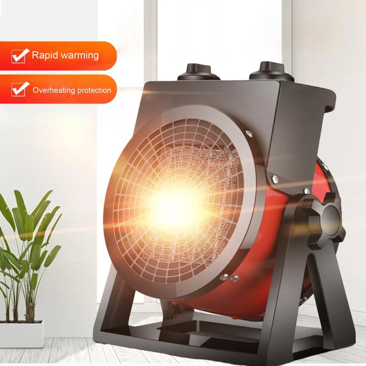 Patio Heater Stainless Steel Portable Outdoor Heat Lamp Adjustable Outdoor  NEW | eBay