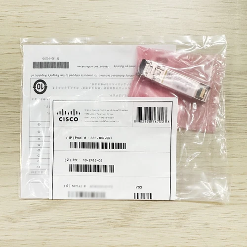 Cisco SFP-10G-SR 10GBASE-SR SFP+, 850nm, 300m, LC, MMF