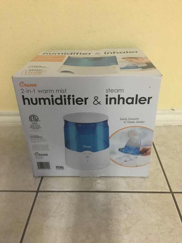 Brand New Humidifier 0.5 Gal. Capacity 2-in-1 Warm Mist /Personal Steam Inhaler - Image 4 of 4