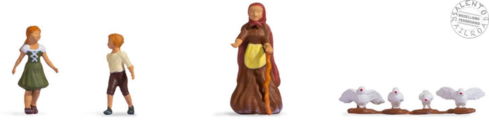 NOCH 15804 Characters Of Fairytale: Set Fairytale Hansel and Gretel With The