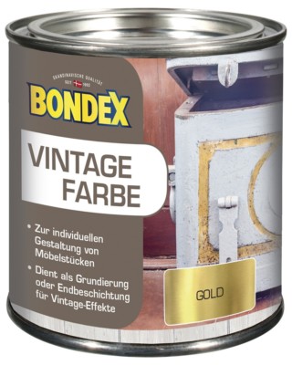 Bondex Vintage Farbe Gold 375 ml