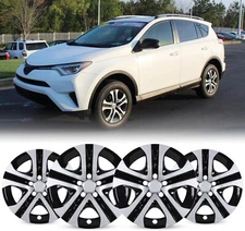 17 Inch Wheel Hub Covers Full Rim 4-Pack Hubcaps for 2013-2018 TOVOTA RAV4