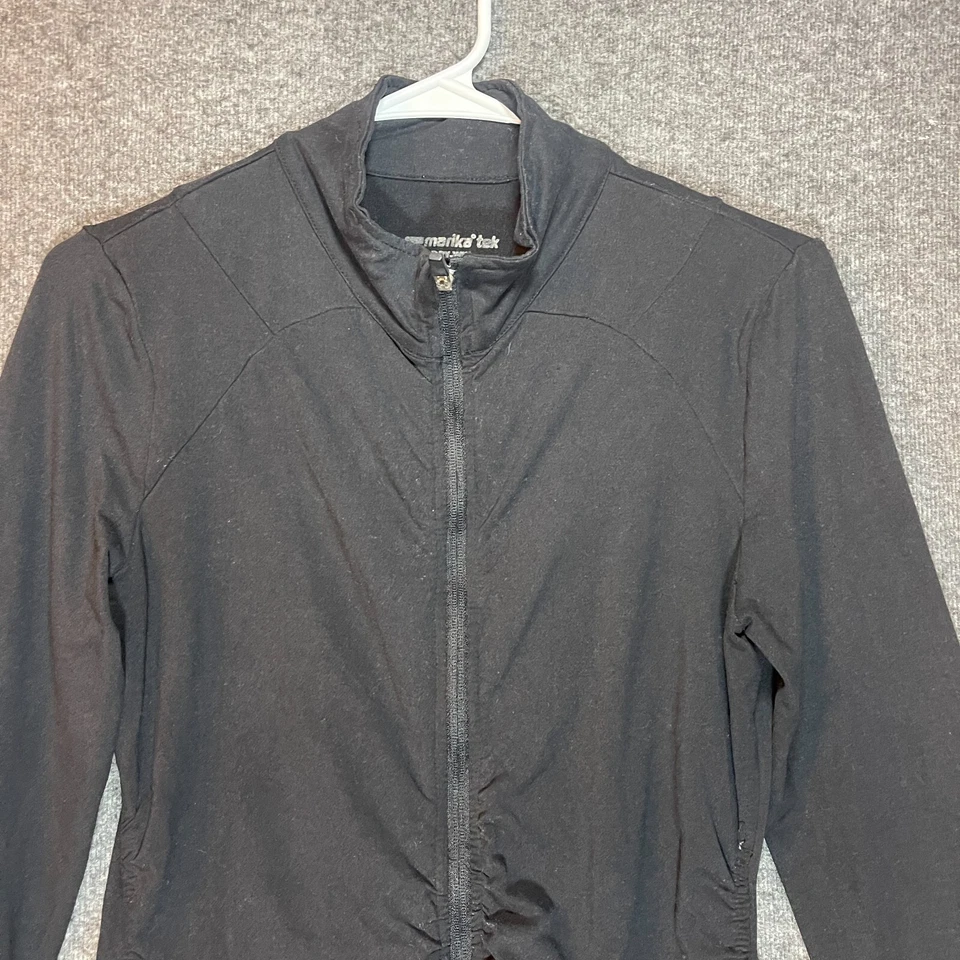 Suéter MARIKA TEK Mujer S Mediano Negro Cremallera Completa Rendimiento Ropa Dri-Wik Damas Foto 2 de 4
