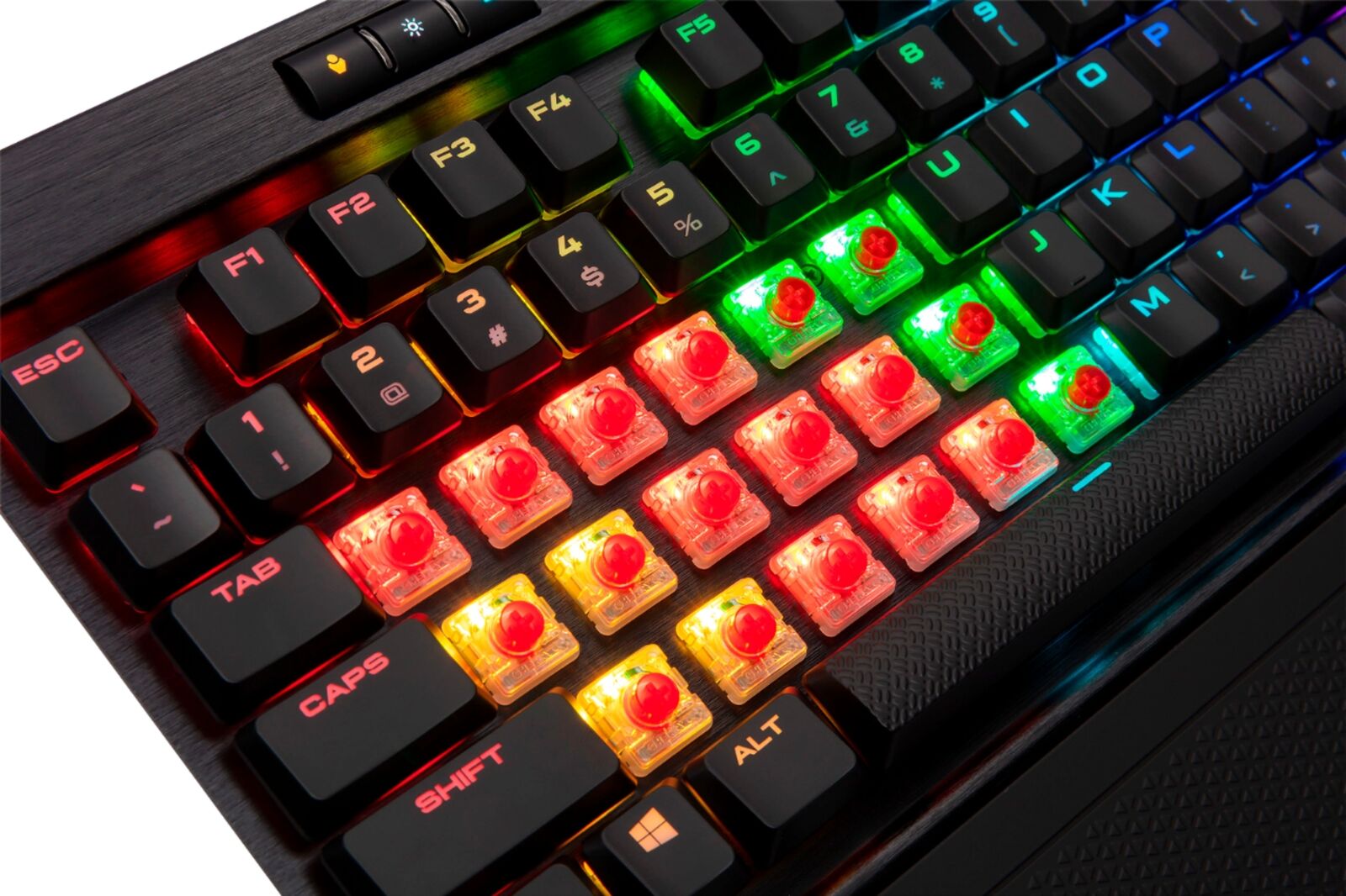 CORSAIR K70 RGB MK.2 LOW PROFILE RAPIDFIRE Full-size Wired