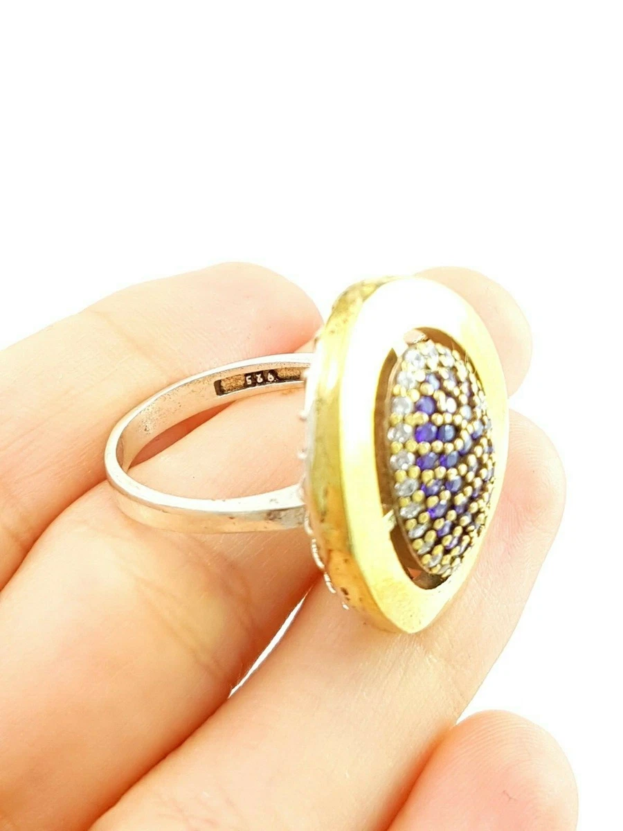 TURKISH JEWELRY WHOLESALE SHOP STERLING 925 SILVER SIZE 9 AMETHYST