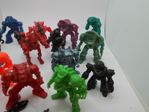 Vintage RARE Lot of 15 Robot monster Russian Battle Beasts Plastic Figure 90s - Picture 2 of 6