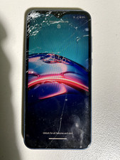 Motorola Moto G Pure - 32 GB - Blue TracFone Cracked Screen, Pin locked - used