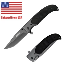 Tactical Knives Spring Opening Folding Pocket Knife with Clip Folding Knives