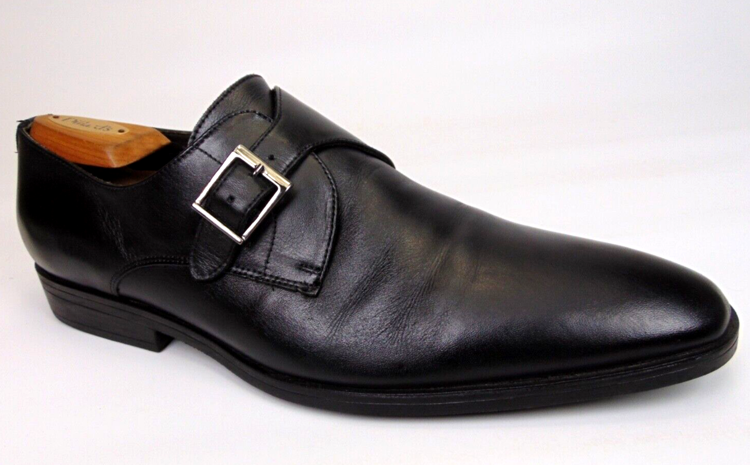 SAOLA Scarpe eleganti Blanco Garcia uomo monk oxford nere in pelle misura 12 0 M 