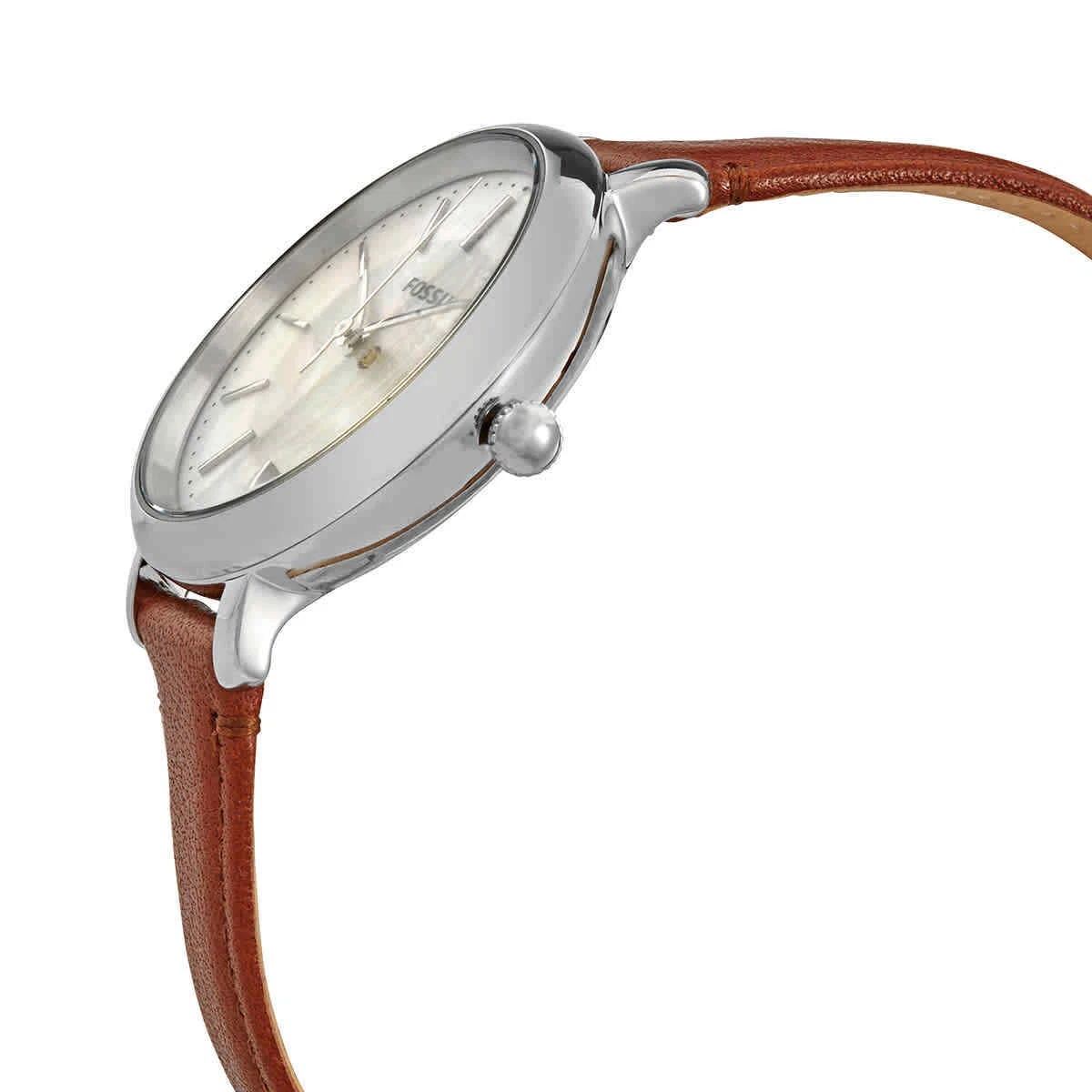 Fossil Jacqueline Solar Powered White MOP Dial Ladies Watch ES5090