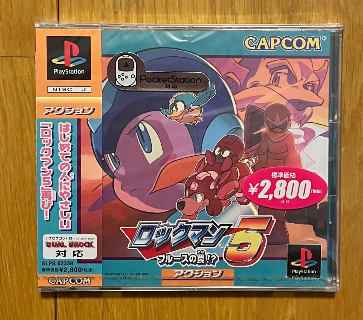 Rockman 5 Sony Playstation Japan New! Sealed PS1 Capcom Rare 1999