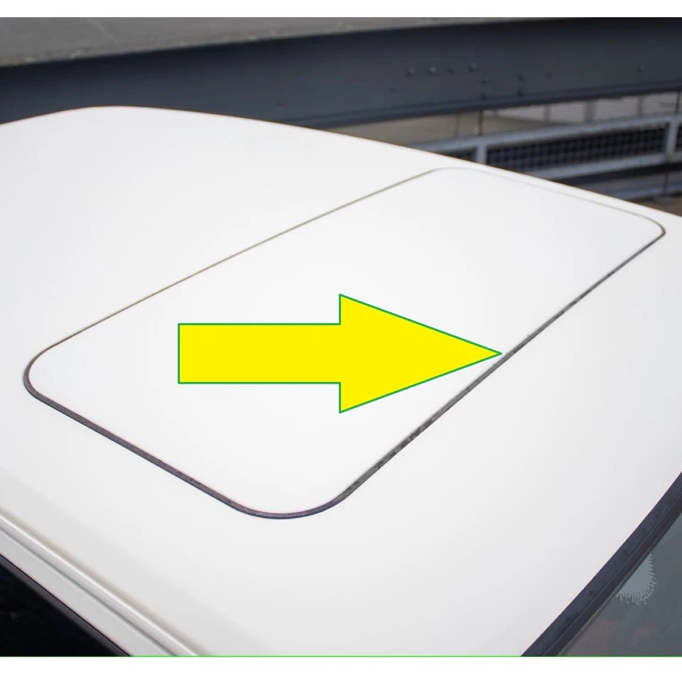 Sello de techo corredizo impermeable Audi 4000 (Audi 80-90 B2 Mk2) 321877209A Foto 3 de 4