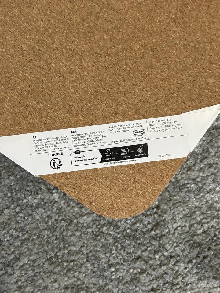 IKEA SUSIG Schreibunterlage Kork 45x65 cm - Bild 2 von 3