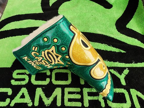 Rare Scotty Cameron Cash Is King Custom Shop Putter Headcover head cover⛳⛳⛳Green