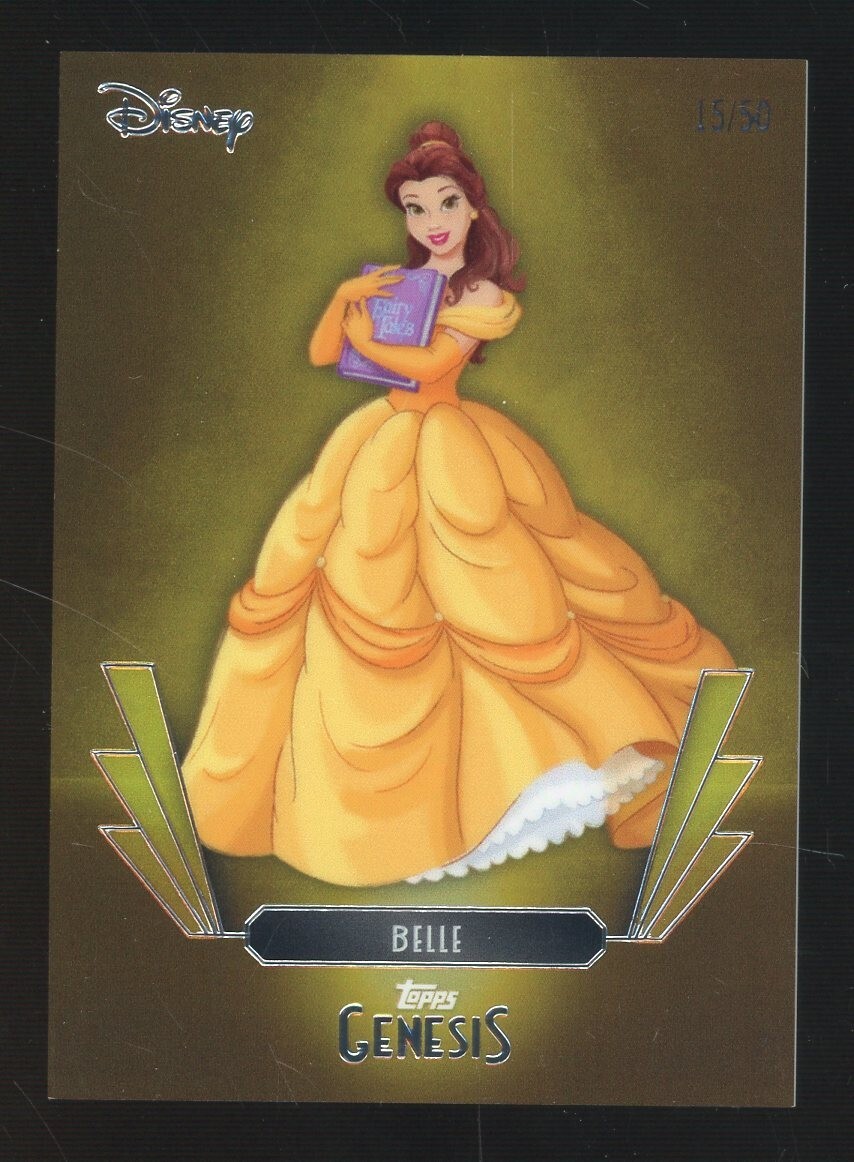 2025 Topps Disney Genesis Belle Gold Parallel 15/50