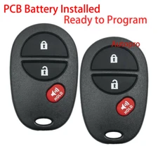2 for Toyota Highlander Sequoia Tacoma Tundra Keyless Remote Car Entry Key Fob