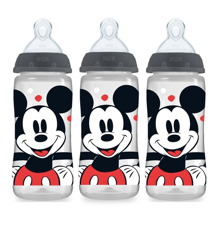 Botella Smooth Flow Disney Mickey Mouse apta para lavavajillas única suave 10 OZ Foto 2 de 4