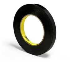3M Preservation Sealing Adhsive Tape 481, 0.5 in x 15 ft, Black