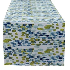Split P Watermark Printed Table Runner