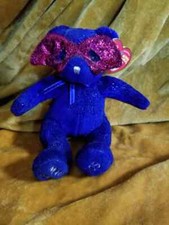Ty Beanie Baby -- Mardi Gras the Bear -- Retired -- MWMT