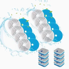 8 Packs Cat Water Fountain Filters Replacement Filters for Automatic Pet Fount