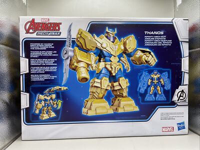 Marvel Avengers Mech Strike Actionfigur – Thanos Mit Mech-Anzug & Waffe, 9 Zoll, Für Kinder Ab 4 Jahren