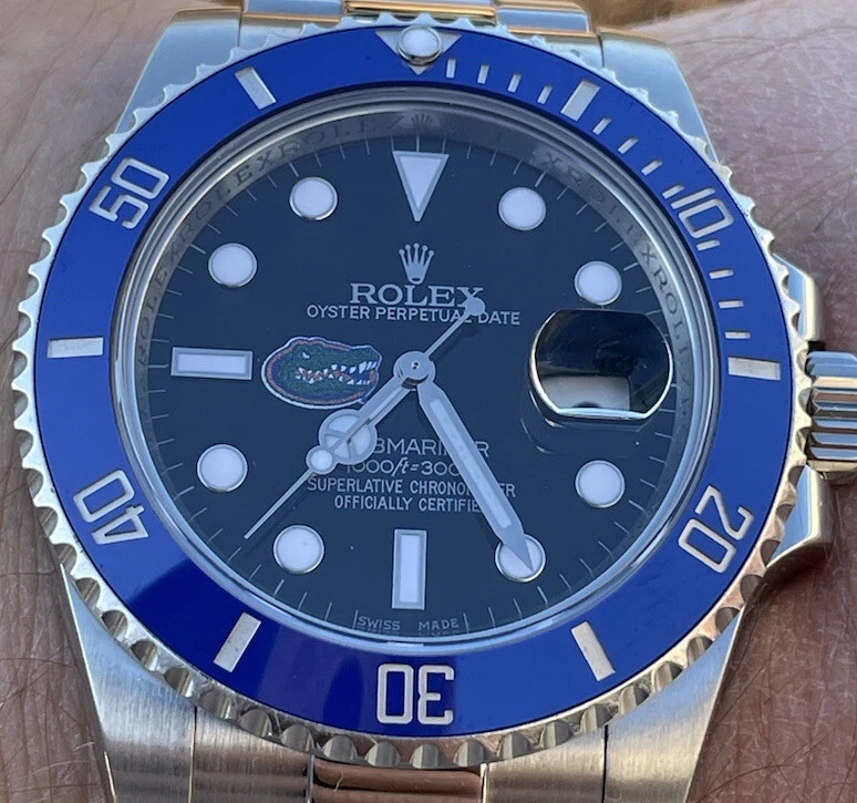 Rolex Submariner 40mm 116610 Men's Rubber Band Blue Dial