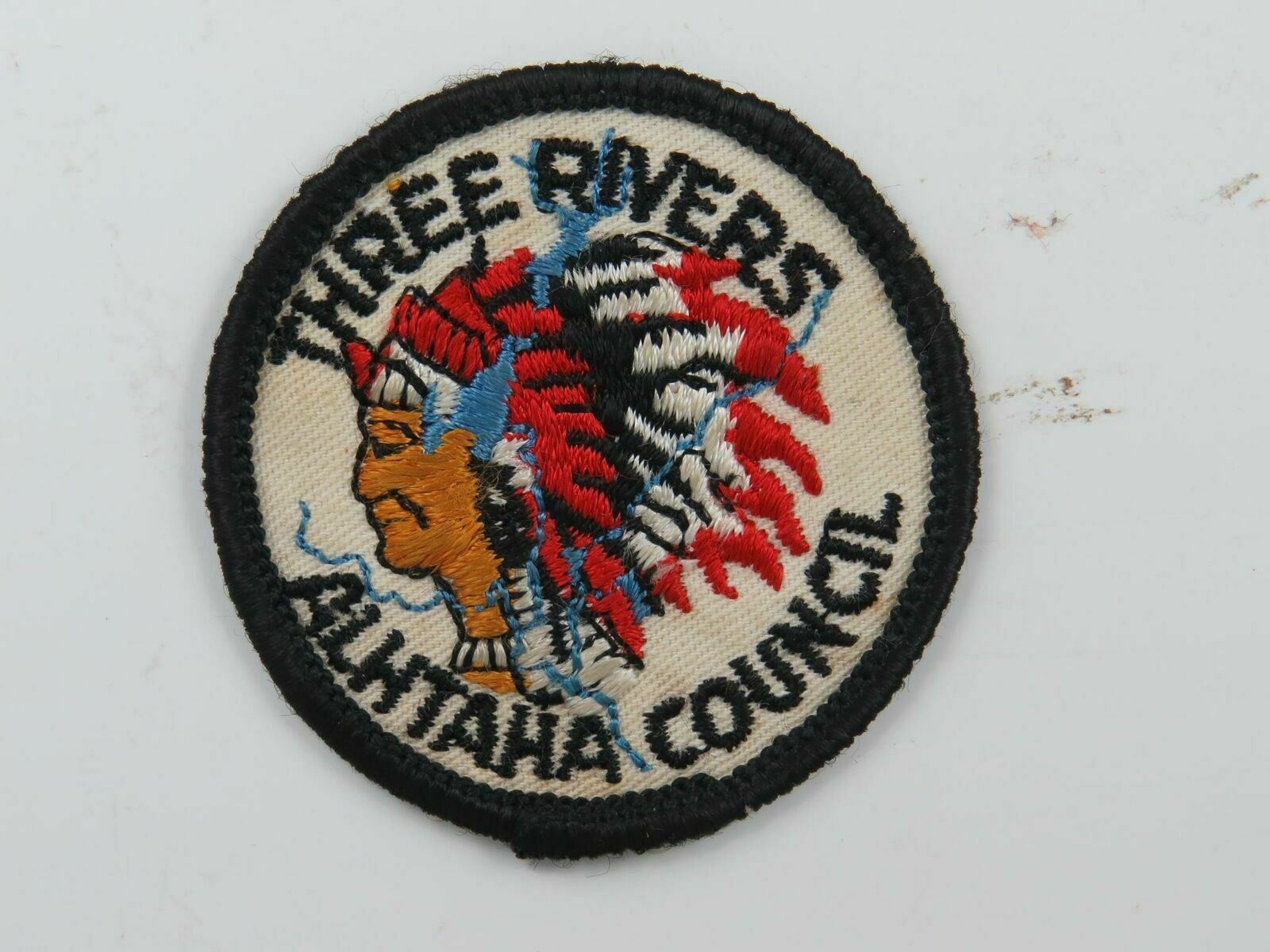 Alhtaha Council Three Rivers District Patch BLACK Border [C-1484] | eBay