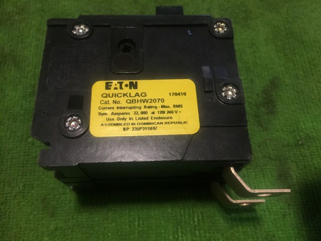 NEW EATON / Cutler Hammer QBHW 2 pole 70 amp 240v QBHW2070 Circuit