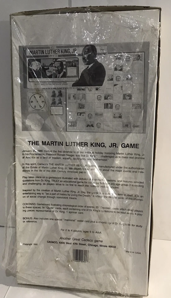 Cadaco 1986 : The Martin Luther King, Jr. Game - Educational Board Game Complete - Image 3 of 4