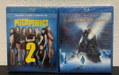  PITCH PERFECT 2 & THE POLAR EXPRESS BLU- RAY    LOT OF 2