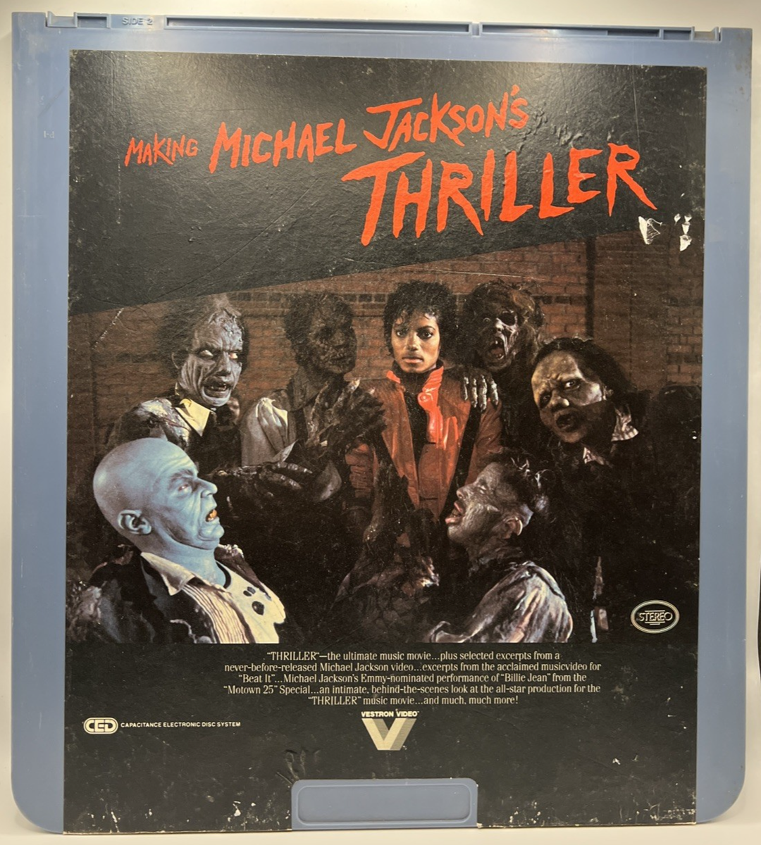 米LASERDISC Michael Jackson Making Michael Jacksons Thriller IDVL1000D IMAGE ENTERTAINMENT /00600 Making Michael Jackson's Thriller Laserdisc Laser Video Disc