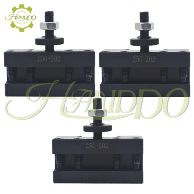 Quick Change Turning Facing & Boring Tool Post Holder BXA #2 250-202 3Pcs