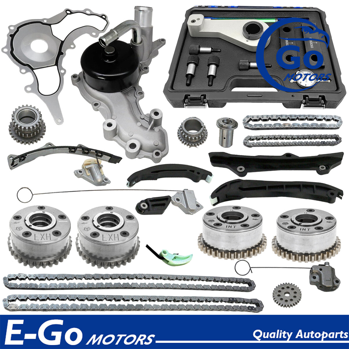 Timing Chain Kit VVT Locking Tool Water Pump Fit Maserati Ghibli S Levante 3.0L